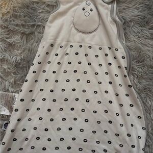 Nested Bean White and Black Kids Sleep Sack